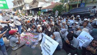 Karyawan BMI Gruduk PN Kepanjen, Tuntut Batalkan Eksekusi Tanah