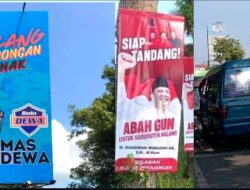 Bawaslu Kab Malang Minta Bantuan Satpol PP Tertibkan Baliho Bacabup