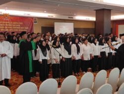 KPU Kota Kediri Lantik Panitia Pemungutan Suara Pilkada 2024