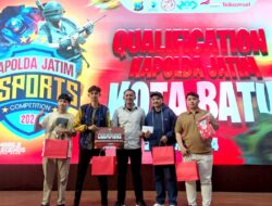 Ratusan Pecinta Games Online Ikuti Kompetisi E-Sports Kapolres Batu Cup 2024
