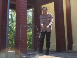 Kapolres Malang Sampaikan Hasil Pembuatan Sumur Bor ke Kapolda Jatim