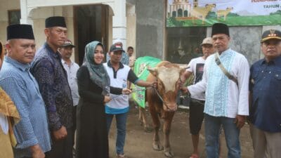 Bupati Mojokerto Serahkan 22 Sapi Buat Kurban Idul Adha