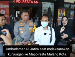 Ombudsman RI Jatim Kunjungi Polresta Malang Kota Tuk Pastikan Kepatuhan Yanlik