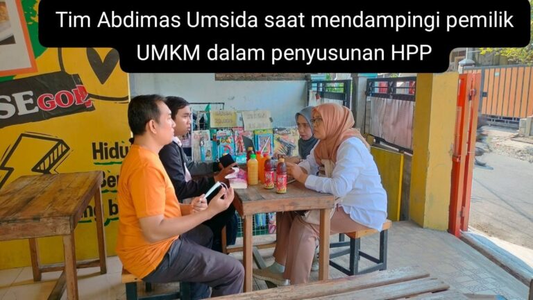Tim Abdimas Umsida Bantu UMKM Menyusun HPP Dengan Aplikasi Digital ...