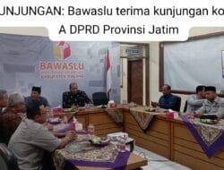 Terima Kunjungan Komisi A DPRD Jatim, Bawaslu Kab Malang Mengeluhkan Kantor Rusak