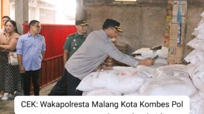 Pastikan Pendistribusian Pupuk Subsidi Tepat Sasaran Polisi Malang Kota Datangi Kios dan KUD