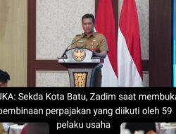 Ratusan Pelaku Usaha Di Kota Batu Dibekali Pembinaan Perpajakan