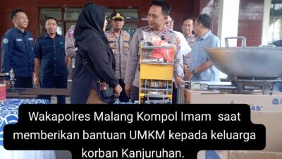 Sebanyak 4 Keluarga Korban Kanjuruhan Terima Bantuan UMKM Dari Polres Malang