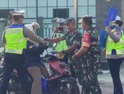 Gandeng Rekan TNI, Polres Malang Sosialisasikan Operasi Patuh Semeru 2024