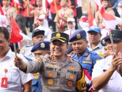 Sambut HUT RI ke-79 Polres Batu Canangkan Gerakan Pembagian Bendera Merah Putih