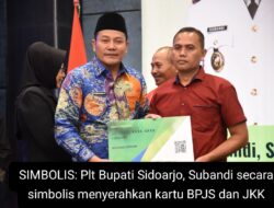 Sebanyak 13.249 Pekerja Rentan di Sidoarjo Terima Kartu BPJS Ketenagakerjaan