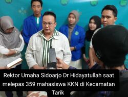 Misi Mahasiswa Umaha Sidoarjo KKN Menjadi Agen Perubahan