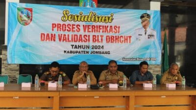 Pemerintah Kab Jombang Sedang Proses Verifikasi dan Validasi Data Calon Penerima BLT
