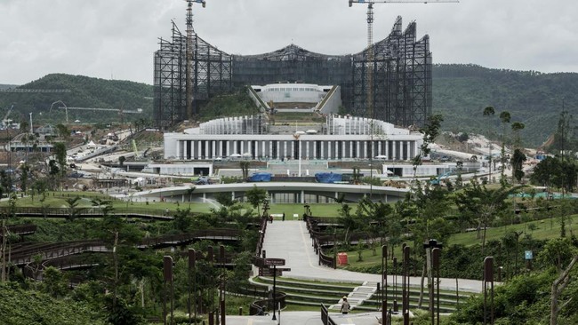 Ft. Kantor presiden dan istana presiden di IKN sudah siap ditempati. Listrik dan air sudah tersedia. (ist.)