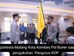 Tingkatkan SDM di Bidang Olahraga, Kapolresta Malang Kota Kukuhkan Pengurus KOP