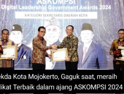 Sekda Kota Mojokerto Raih Sekda Kota Terbaik ADLG Awards 2024