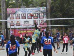 Sebanyak 40 Tim Volleyball Ramaikan Turnamen Voli Presisi Cup 2024 Polres Malang