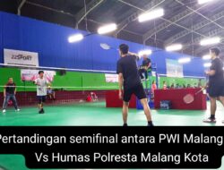 Semarakkan HUT RI ke-79, BPF Malang bersama PWI Malang Gelar Turnamen Badminton