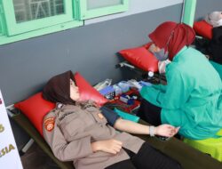 Polwan Resor Malang, Sambut Hari Jadi Polwan Ke -76 Dengan Baksos Donor Darah