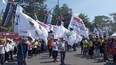 FT. Upacara penerimaan kirab maskot Pemilihan Kepala Daerah (Pilkada) 2024 di Kabupaten Malang. (ist: Crys)