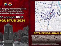 Sukseskan Pelaksanaan Hari Juang Polri, Polda Jatim Gelar Rekayasa Lalu Lintas