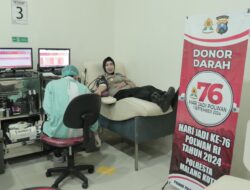 Jelang HUT ke-76, Polwan Polresta Malang Kota Berbagi Kebaikan dan Donor Darah