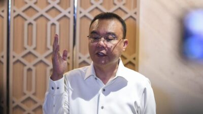ft: Wakil Ketua DPR RI, Sufmi Dasco Ahmad mengaku menjadi pihak penjamin untuk bagi pedemo tolak Revisi UU Pilkada yang ditangkap kepolisian. (ist.)