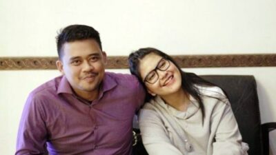 Ft: Wali Kota Medan Bobby Nasution dan istri. (ist.)