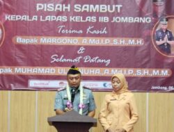 Kalapas Kelas IIB Jombang Kini Dijabat M Ulin Nuha