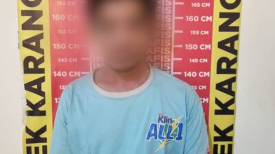 Tersangka AK kurir Sabu yang telah diamankan Kepolisian Resor Malang