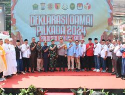 Polresta Malang Kota Gelar Deklarasi Damai Pilkada 2024 dan Doa Lintas Agama