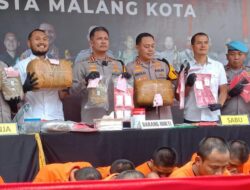 41 Kg Ganja dari Kelompok YN Diamankan Satnarkoba Polresta Malang Kota