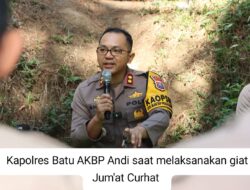 Kapolres Batu : Jadikan Jum’at Curhat Sebagai Sarana Efektif Penyelesaian Masalah