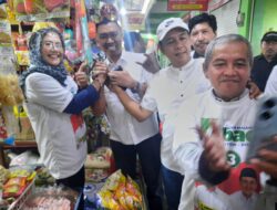 Para Pedagang Pasar Sawojajar Dukung Paslon Abah Anton-Dimyati