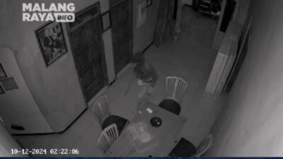 Polisi Resor Malang Buru Pelaku Pencurian yang Terekam di CCTV