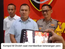 Polisi Malang Kota Amankan 2 Tersangka Judol Beserta Barang Bukti