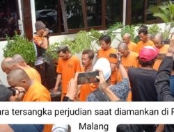 100 Hari Asta Cita Presiden RI,17 Tersangka Perjudian Ditangkap Polisi Resor Malang