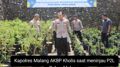 Kapolres Malang Minta Setiap Polsek Manfaatkan Lahan Kosong Jadi Lahan Produktif
