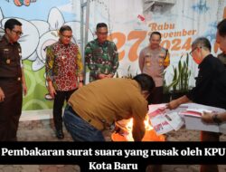 KPU Kota Batu Bakar Ratusan Surat Suara Pilkada 2024 yang Rusak