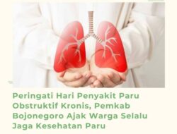 Pemkab Bojonegoro Ajak Warga Selalu Jaga Kesehatan Paru