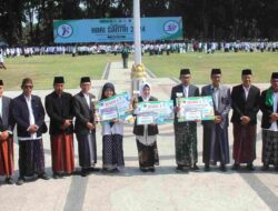 Peringati HSN 2024, Pemkab Bojonegoro dan Ribuan Santri Gelar Apel