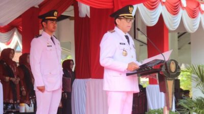 Upacara HJB Ke-347, Pj Bupati Adriyanto Ajak Bersinergi Wujudkan Bojonegoro Makmur Sejahtera