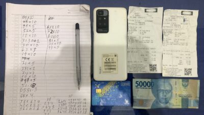 Ft: Barang bukti Judol yang berhasil diamankan Kepolisian Resor Malang. (ist)