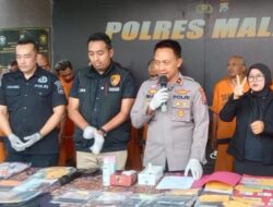 Program 100 Hari Asta Cita Presiden, Polres Malang Berhasil Ungkap 5 Kasus Tindak Pidana