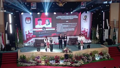 FT. Debat publik KPU Kabupaten Malang. (MemoX/nif).