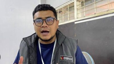 Ft: Kordiv Pencegahan, Partisipasi Masyarakat, dan Hubungan Masyarakat, Bawaslu Kota Malang Mohammad Hasbi Ash Shiddiqy.(MemoX/fat)