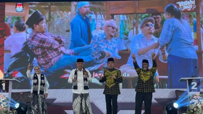 FT. Paslon Sanusi-Lathifah dan Gunawan-Umar (MemoX/nif).