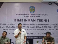 Dindik Kabupaten Ngajuk Menggelar Bimtek tentang Optimalisasi Potensi Siswa