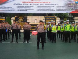 Polres Malang Kerahkan Ratusan Personel Siap Amankan Malam Natal 2024