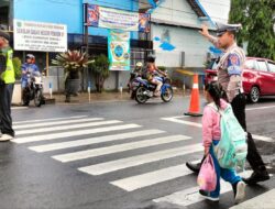 Jelang Perayaan Nataru 2024 Satlantas Polres Batu Intensifkan Poros Pagi